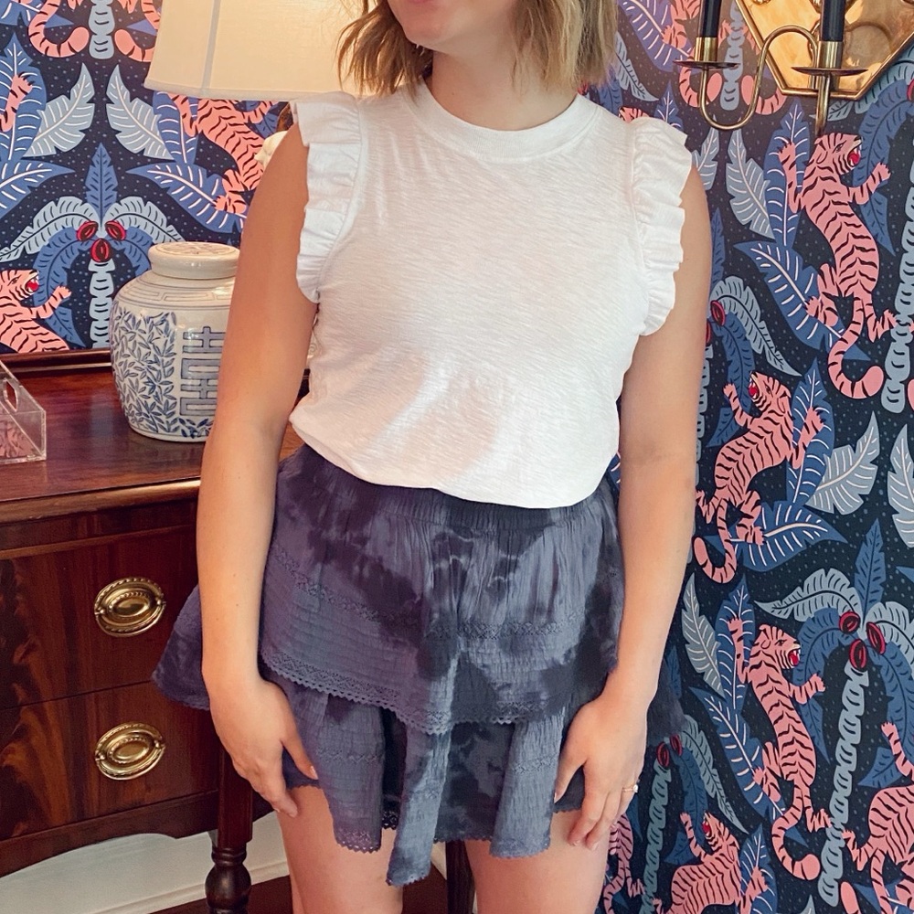 White Paulette Top